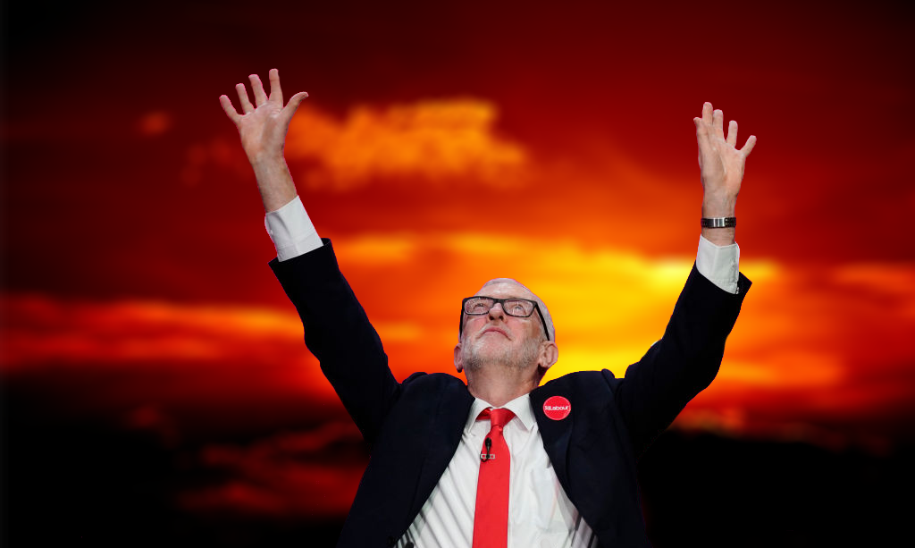Red sky at night, Corbyn&rsquo;s delight?