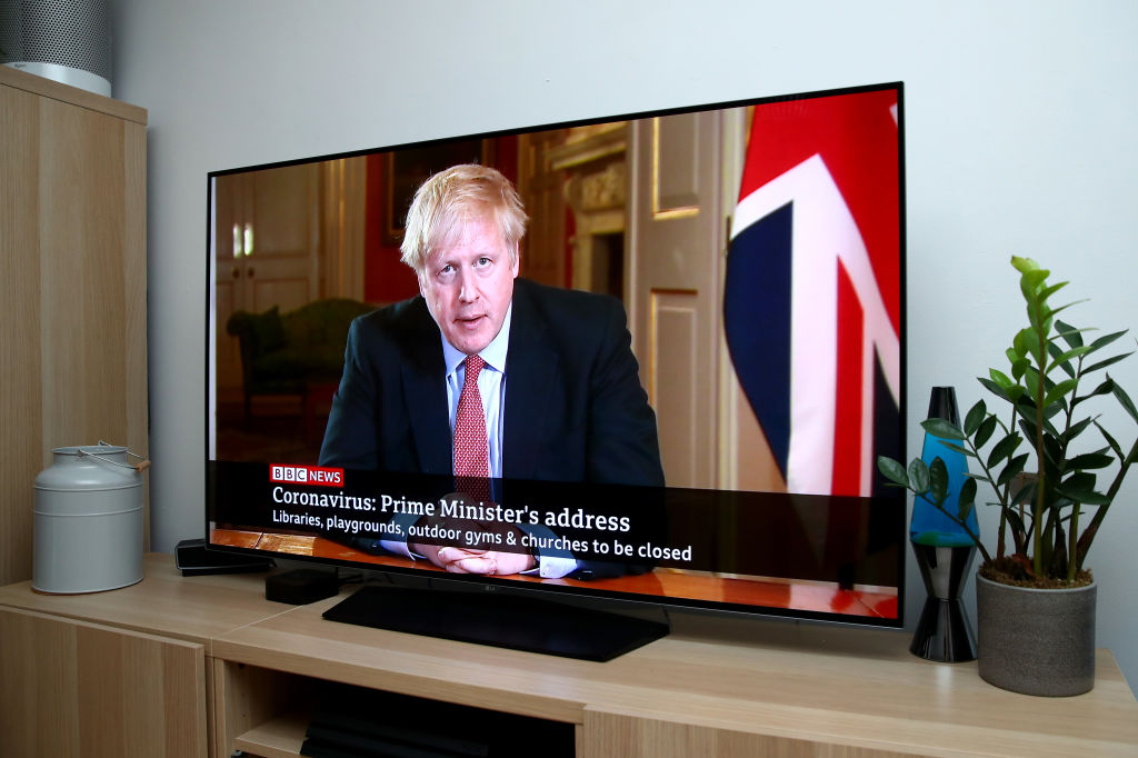 Boris on the box. Or Boris at the despatch box?