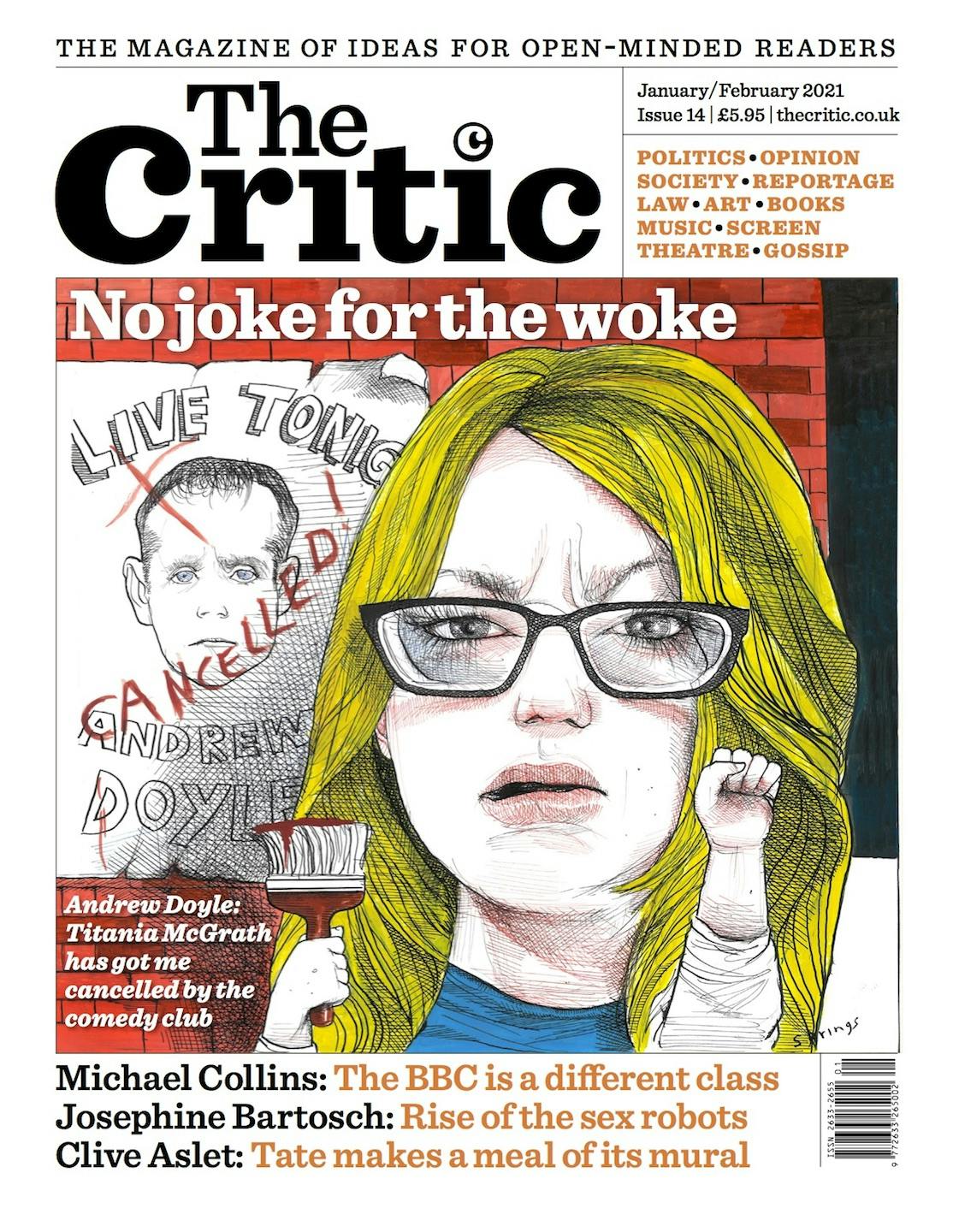 Critic magazine cover