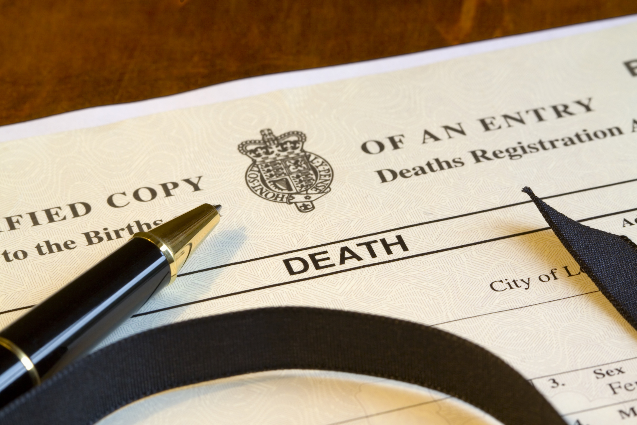 The underlying cause of death