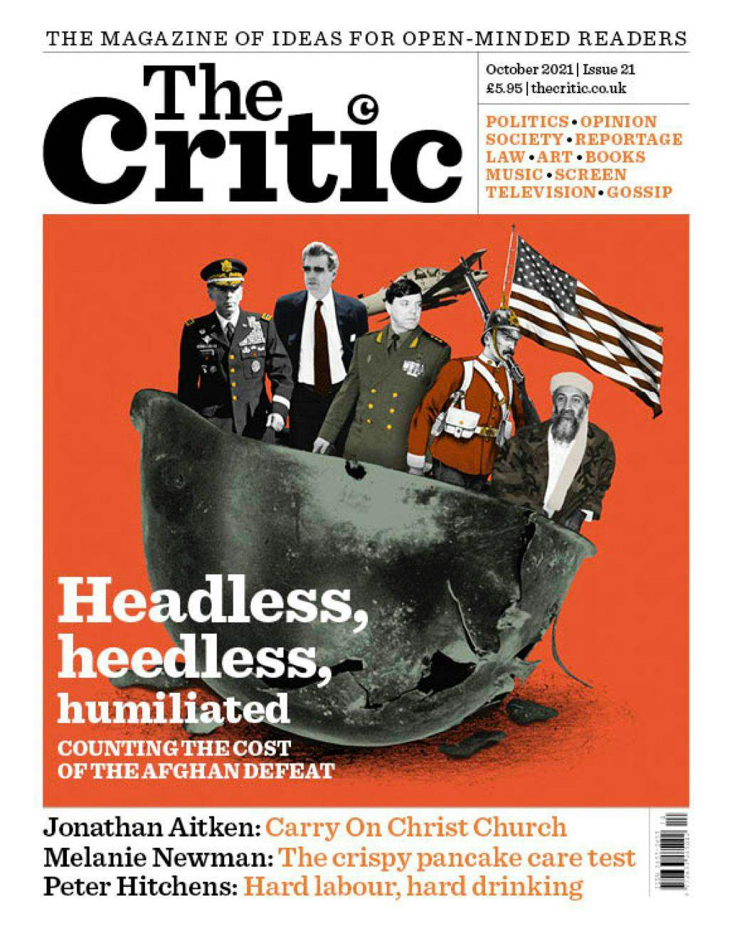 Critic magazine cover