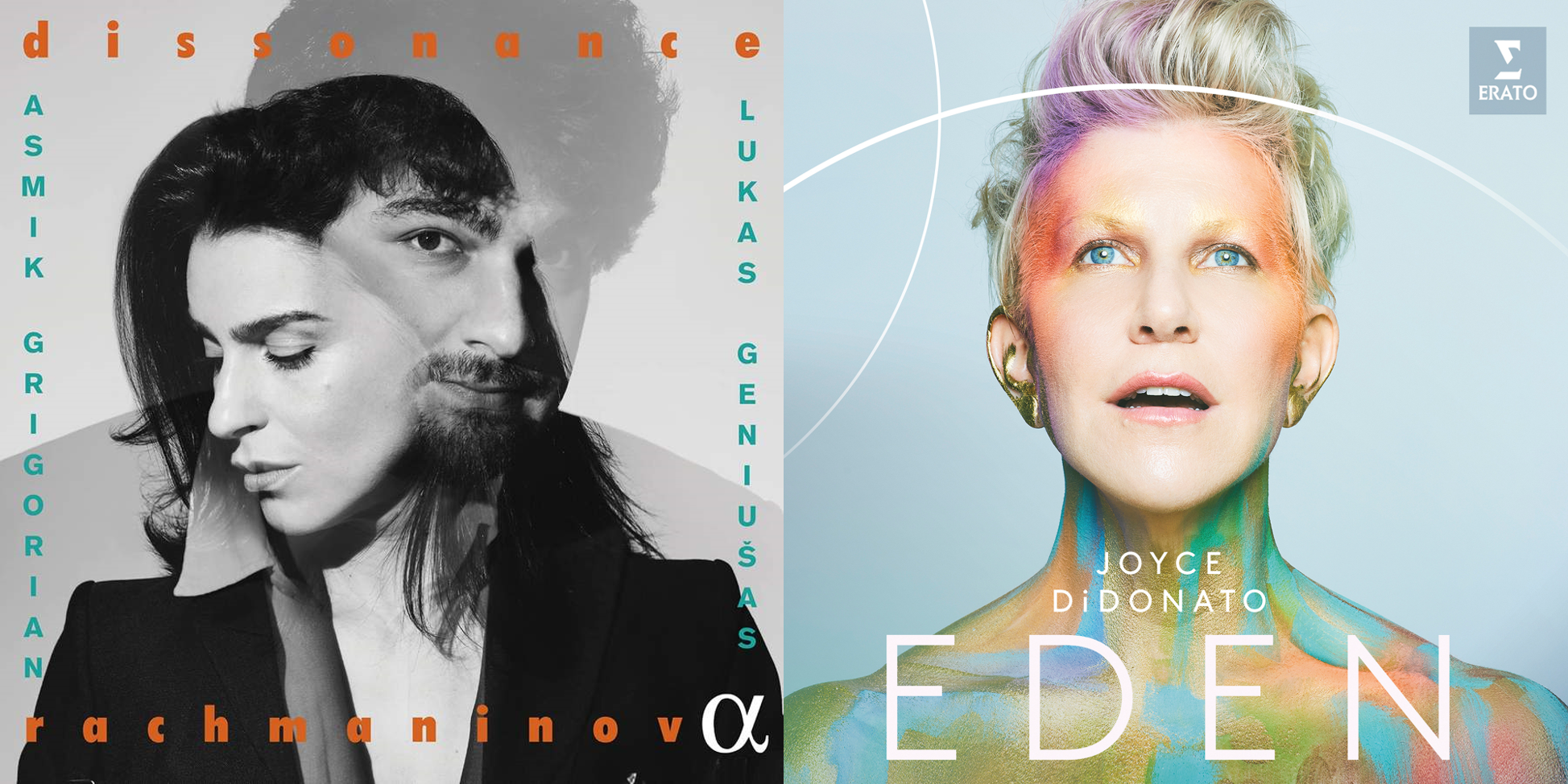Joyce Didonato: Edenas (Erato);  Asmik Grigorian: Rachmaninovas (alfa) |  Normanas Lebrechtas