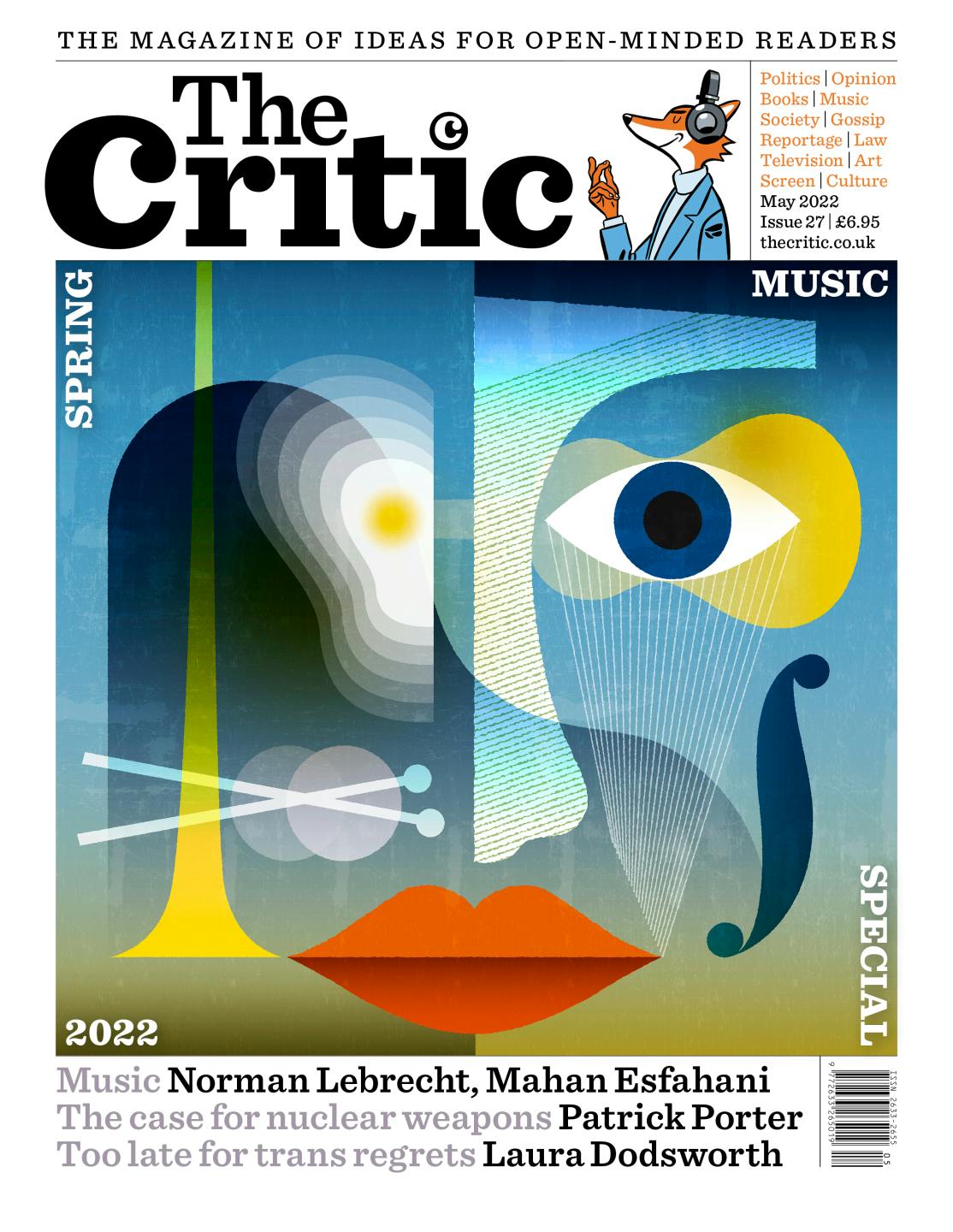 Critic magazine cover