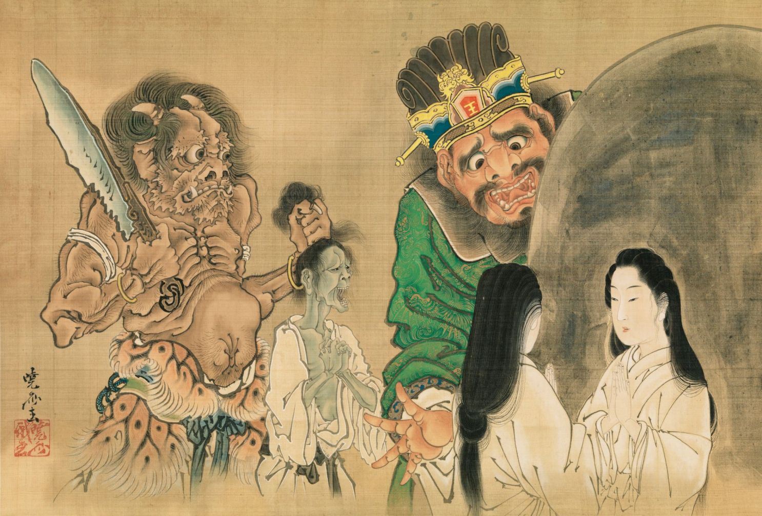 The bacchanalia of Kawanabe Kyōsai