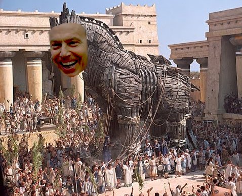 The empty Trojan horse