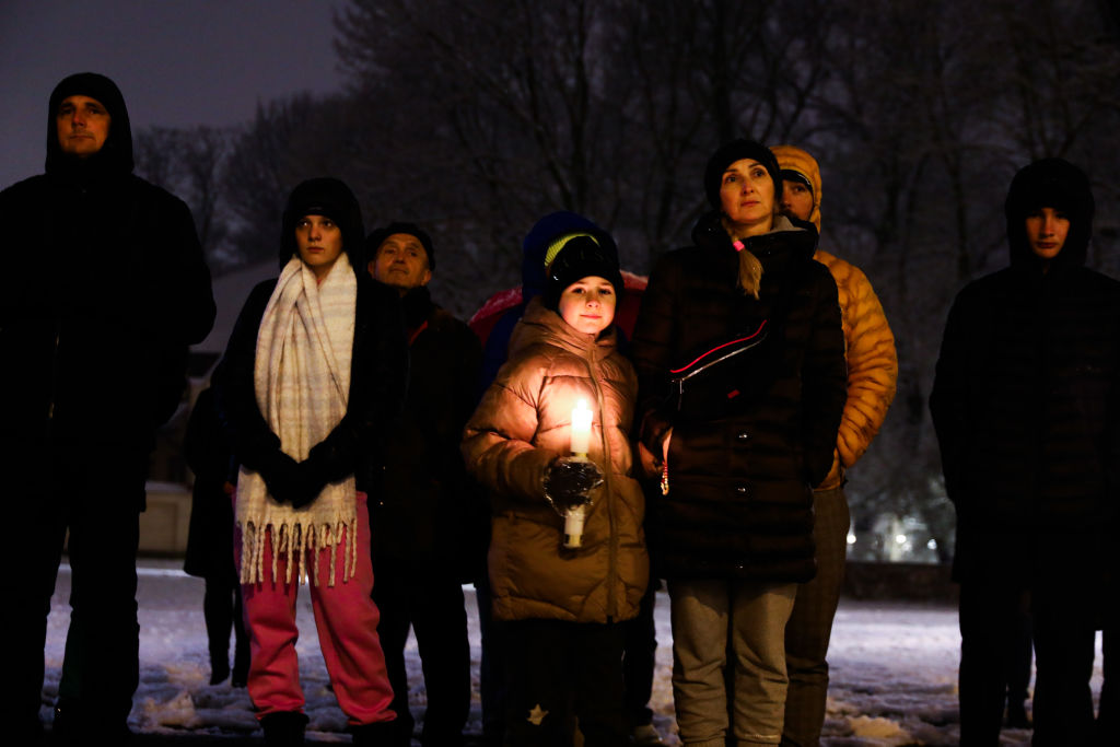 Candles in the cold