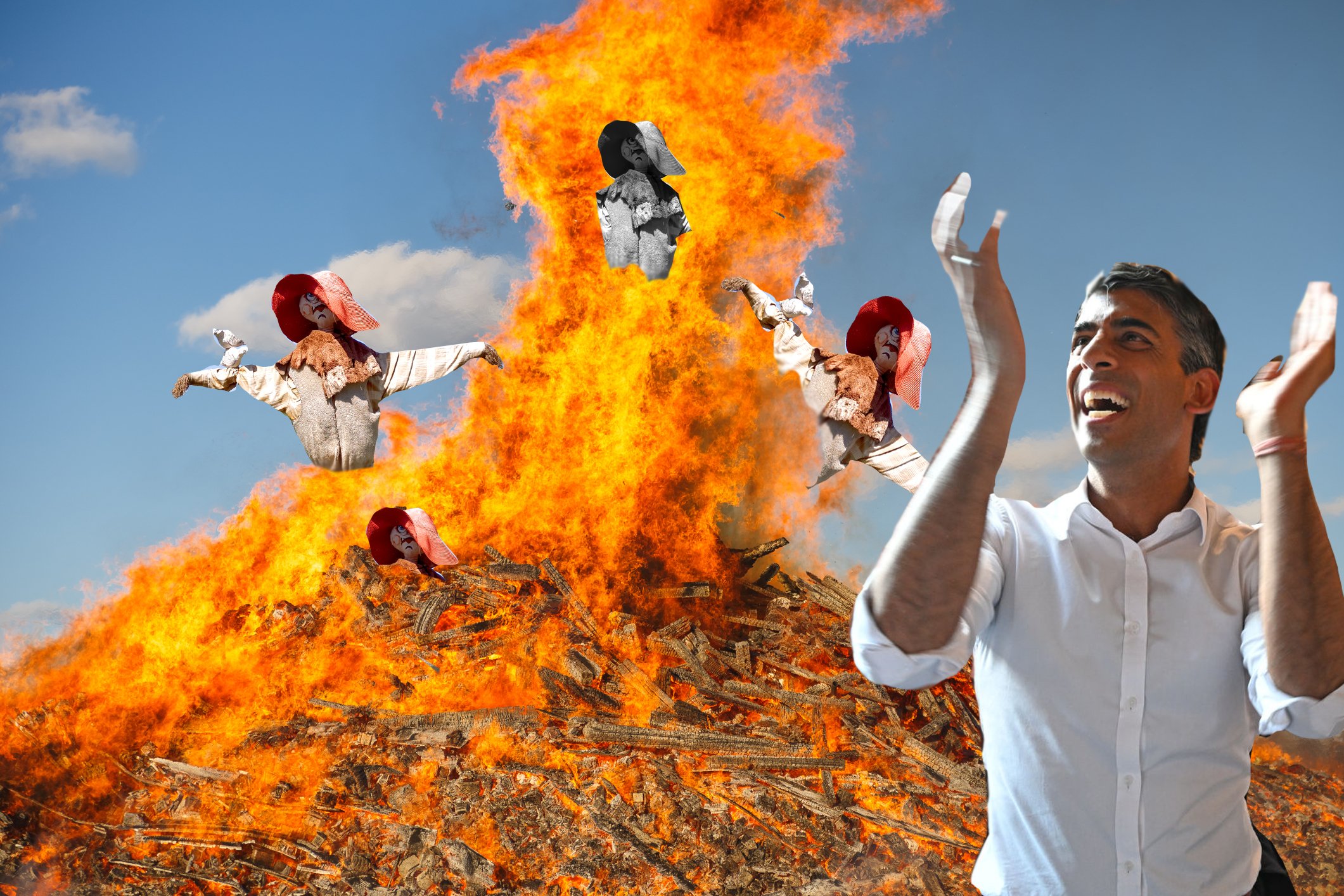 A bonfire of the straw men