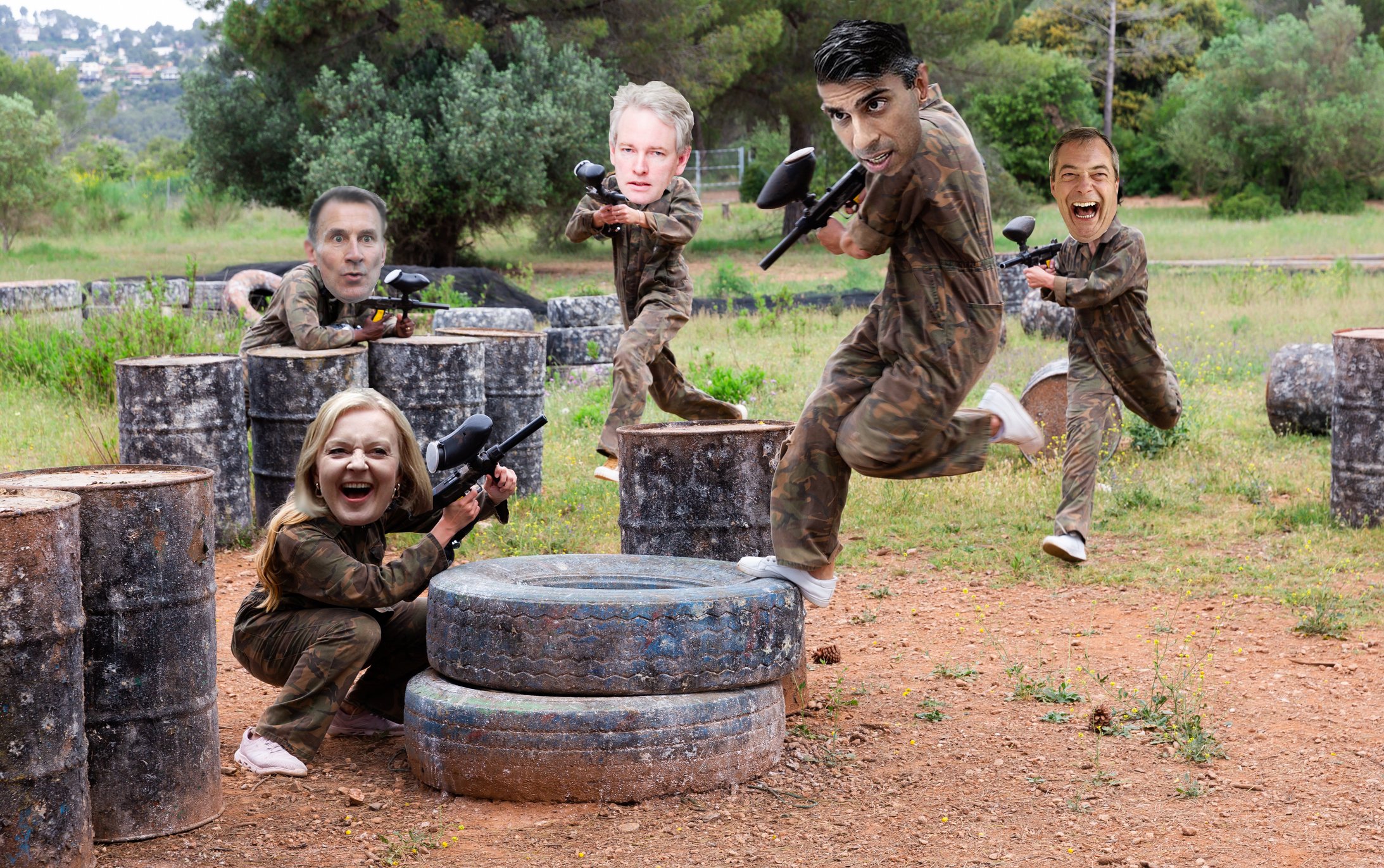A circular firing squad