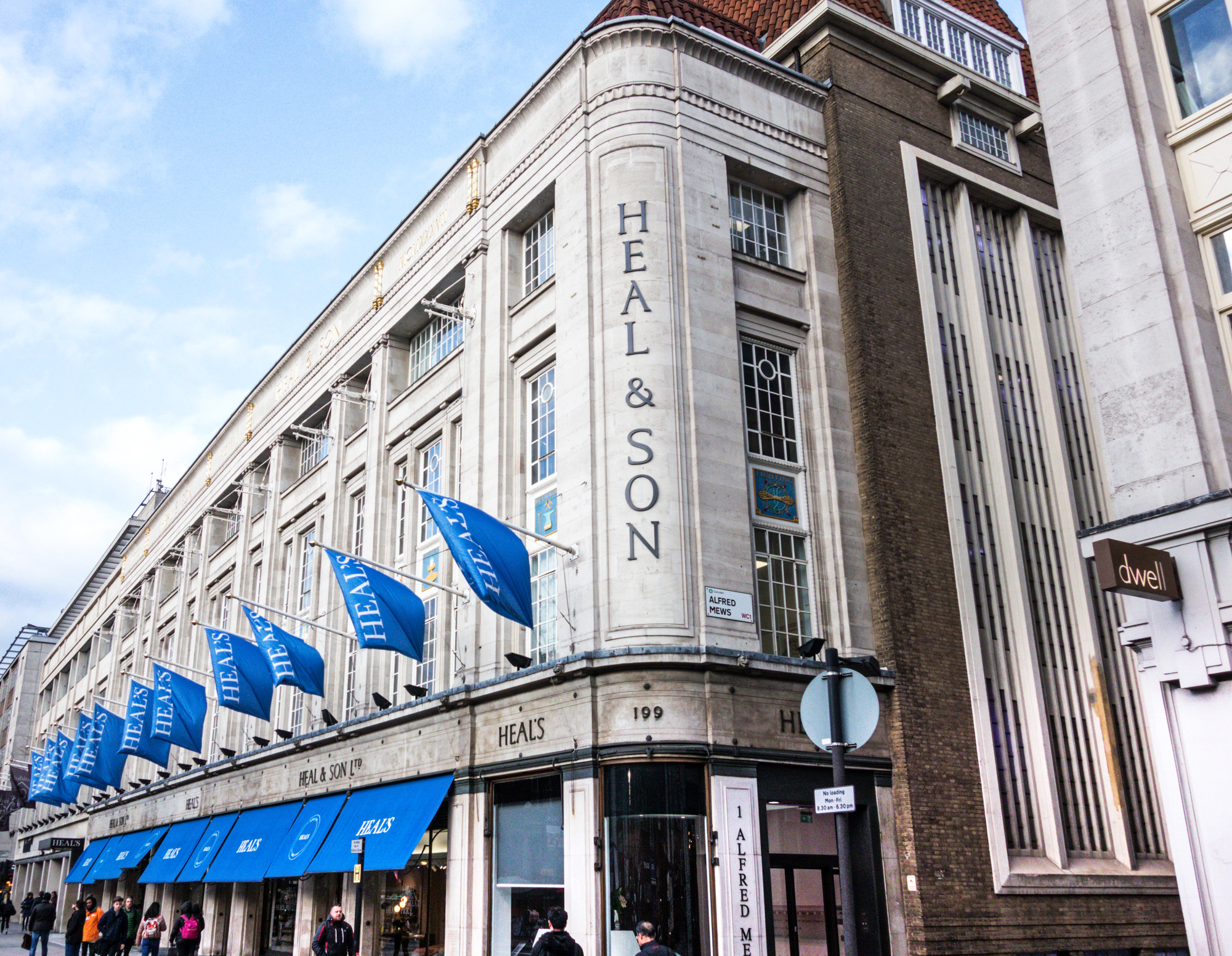 The renovation of the Heal&rsquo;s Building