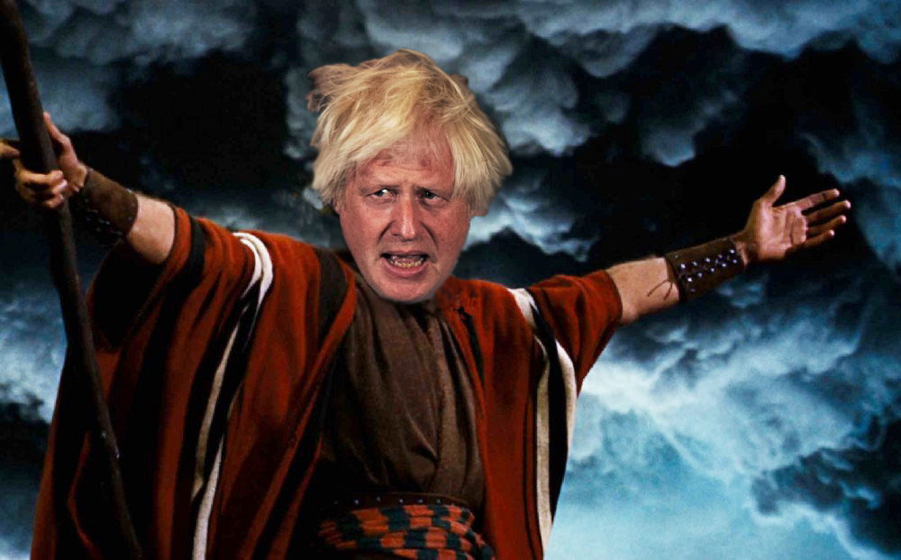 Boris comes down from the mountain