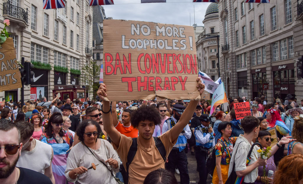 What do Labour think a conversion therapy is?