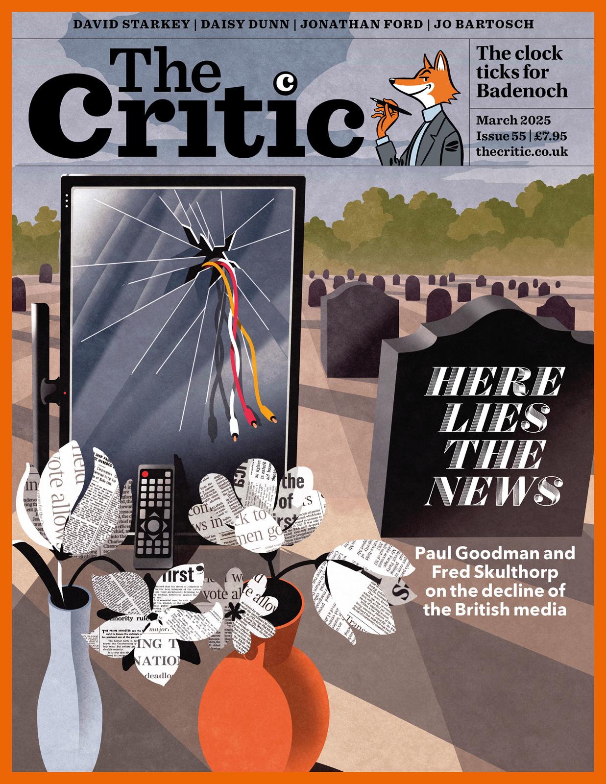 Critic magazine cover