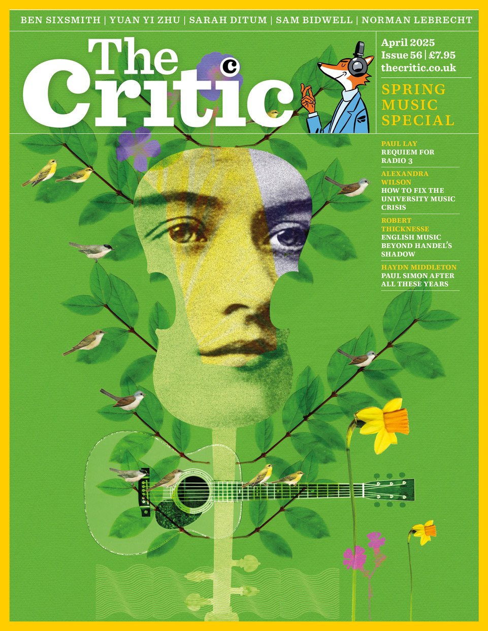 Critic magazine cover