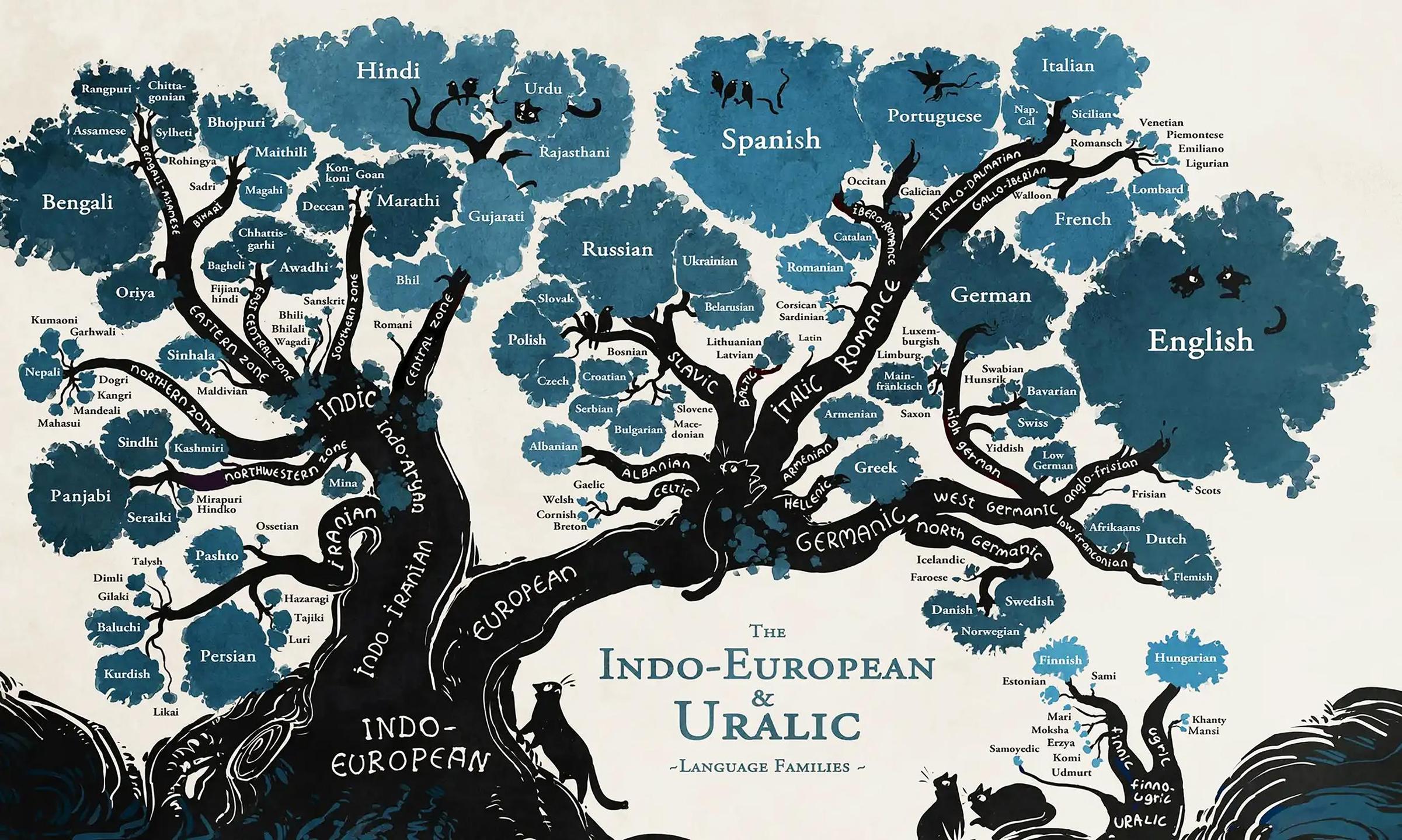 How speech flowered from an ancient root